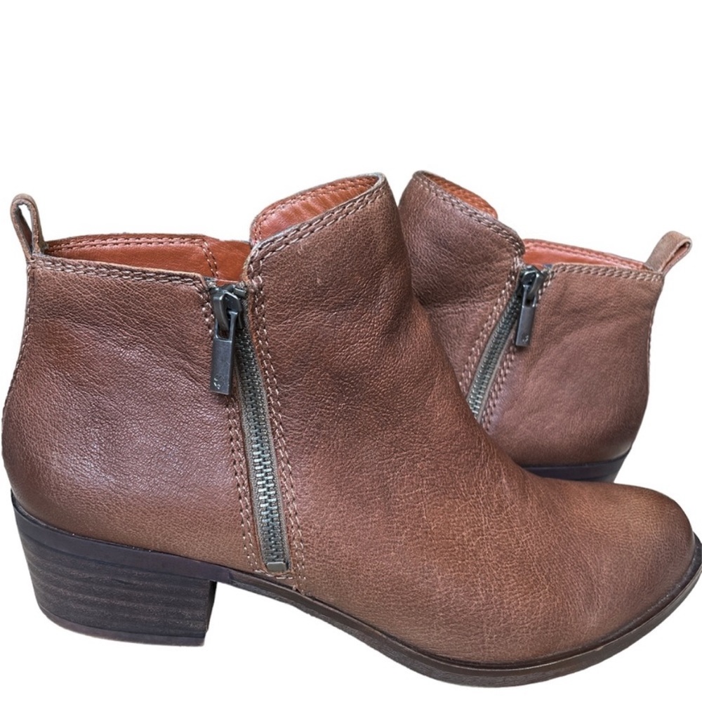Lucky brand Basel leather boots 9.5